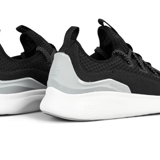 スープラ ファクター シューズ ブラック/ライトグレー/ホワイト