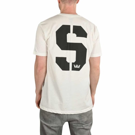 Supra Sstencil S/s Tシャツ ホワイト/ブラック