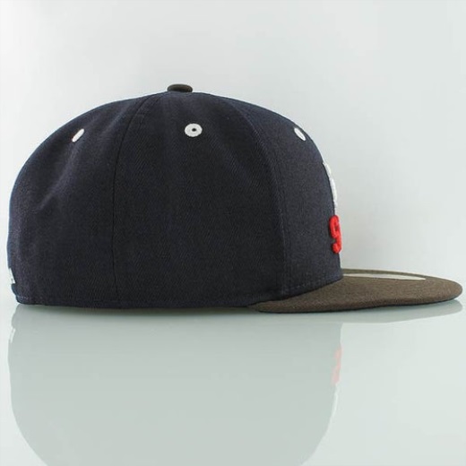 スープラ アバブ ニュー エラ ネイビー ブラウン