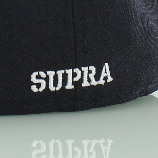 スープラ アバブ ニュー エラ ネイビー ブラウン