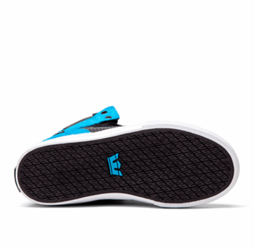 スープラ キッズ ベイダー ブラック トゥールキーズ ハイトップ