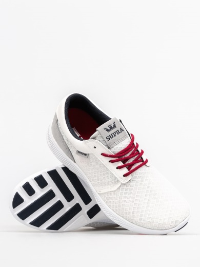 スープラ シューズ ハンマーラン ホワイト/レッド ホワイト