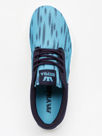 スープラ スニーカー ハンマーラン ネオンブルー/ネイビーホワイト