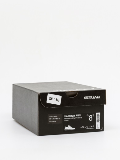 スープラ スニーカー ハンマーラン ネオンブルー/ネイビーホワイト