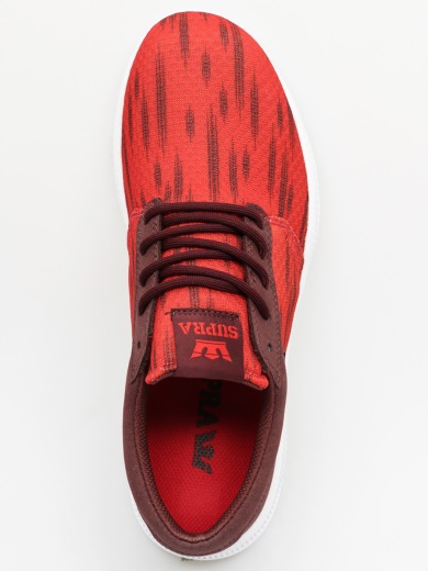 スープラ スニーカー ハンマー ラン レッド/バーガンディ