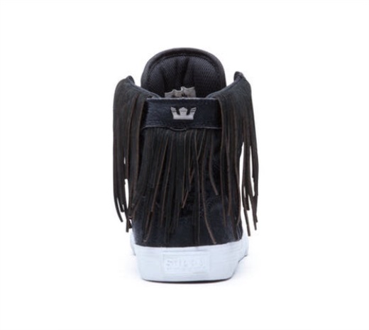 スープラ レディース スカイトップ ブラック ゼブラ ホワイト